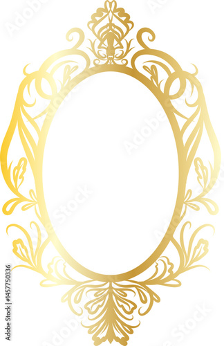 Ornate Vintage Gold Frame