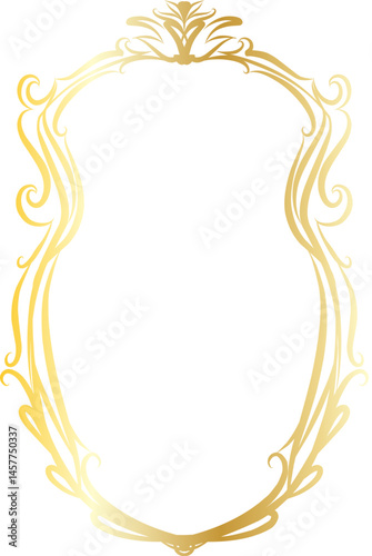 Ornate Vintage Gold Frame