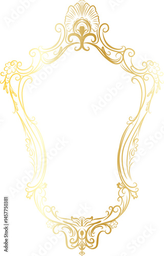 Ornate Vintage Gold Frame