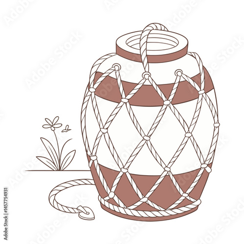 Twine & Terra Pots – Handcrafted Terracotta and Twine Planters for Rustic & Eco-Friendly Home Décor, handmade terracotta pots, rustic plant pots, twine wrapped pots, eco friendly planters.