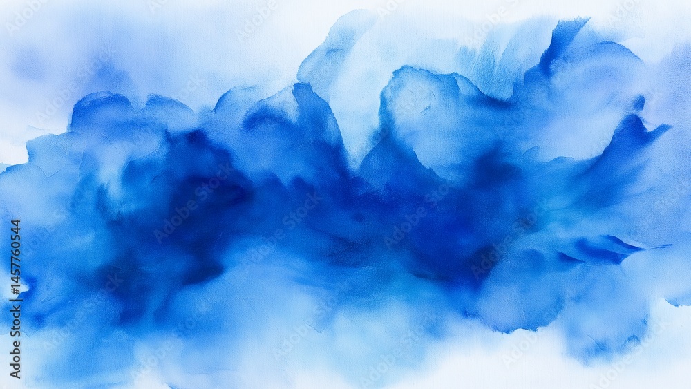 Blue watercolor texture abstract background Blue watercolor texture abstract background