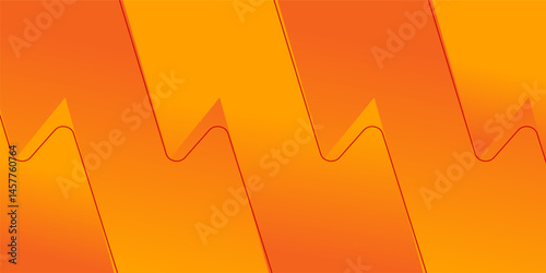 orange gradient background zigzag line pattern. suitable for your design project