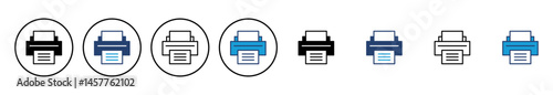 Print icon vector. printer icon vector.