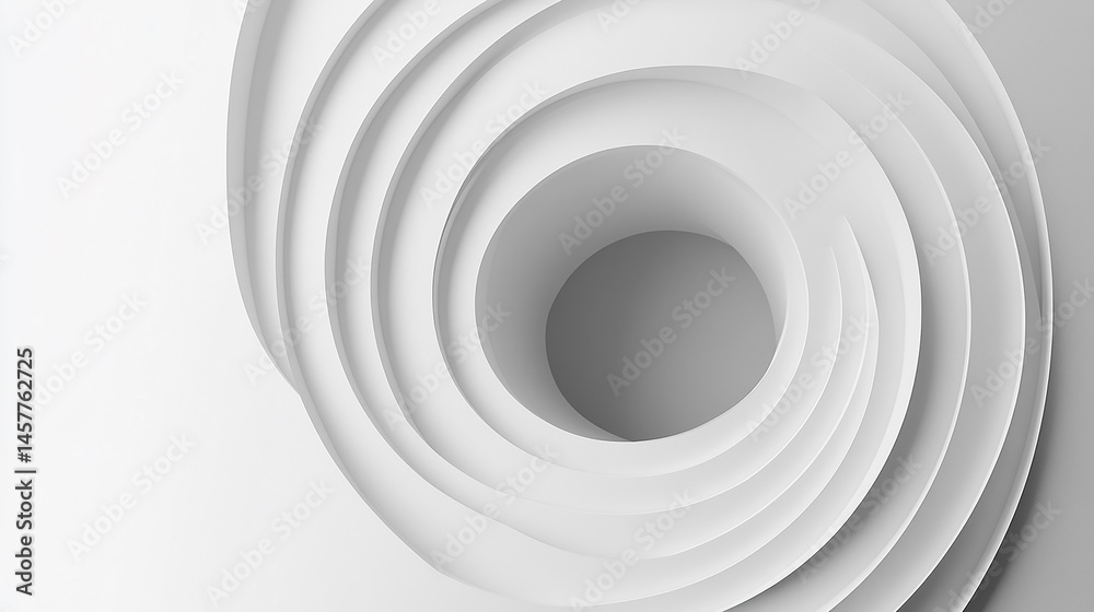 Fototapeta premium modern minimal and clean white paper cut background