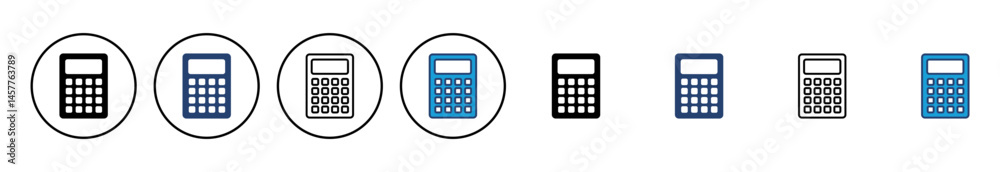 Calculator icon vector. Accounting calculator icon. calculator vector Calculator icon vector. Accounting calculator icon. calculator vector