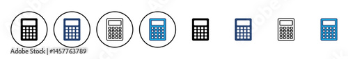 Calculator icon vector. Accounting calculator icon. calculator vector