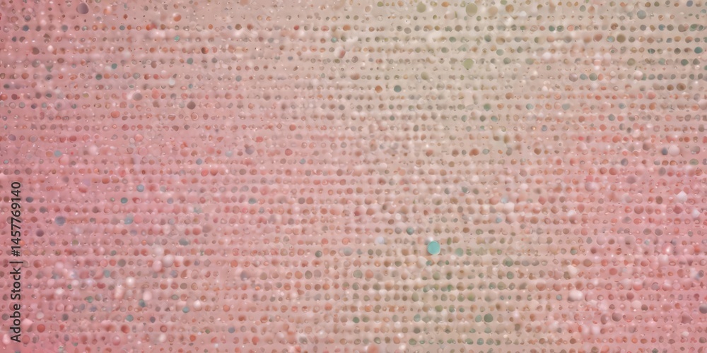 Fototapeta premium White halftone backdrop Varied size, density dots Pink, blue, green hues , dots, minimal, pink