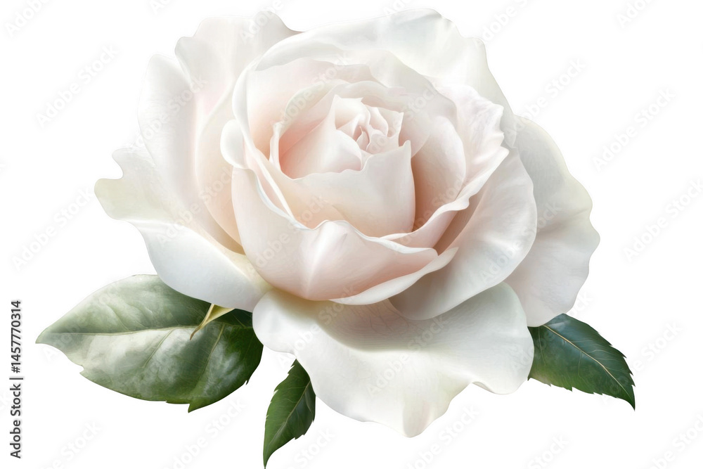 Capture a White Rose in Macro and Soft Light, Blooming Beauty and Details Capture a White Rose in Macro and Soft Light, Blooming Beauty and Details