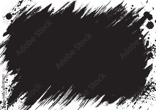 右上から左下への墨のストロークで塗りつぶした背景