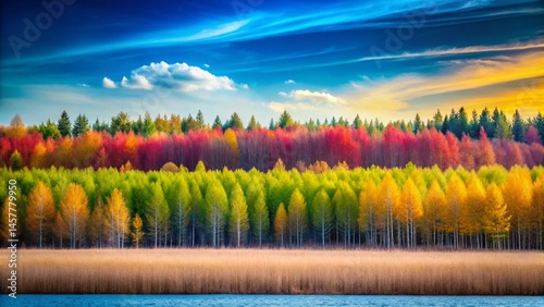 Nature Backdrop: Repeating Parallel Lines, Abstract Texture, Copy Space Left