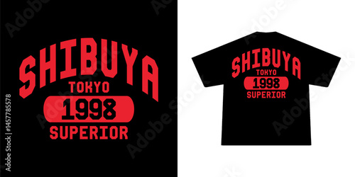 Futuristic illustration of tokyo japan vector t shirt design, vector graphic, typographic poster or tshirts street wear and Urban style