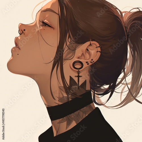 femme, cheveux, beauté, visage, mode, modèle, yeux, glamour, personne, gens, profil, cheveux longs, tête, sensualité, lèvre