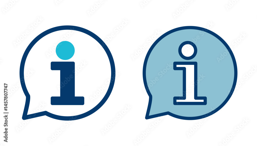 Information icon vector isolated on white background. Info sign. About us Information icon vector isolated on white background. Info sign. About us