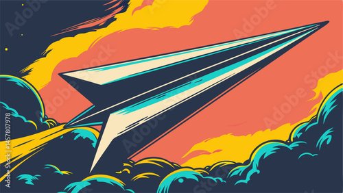 Soaring Paper Plane