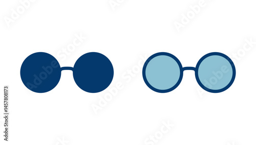 Glasses icon vector isolated on white background. Stylish Eyeglasses. Glasses vector. Optical concept