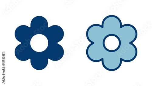 Flower icon vector isolated on white background. flower vector. flower symbols