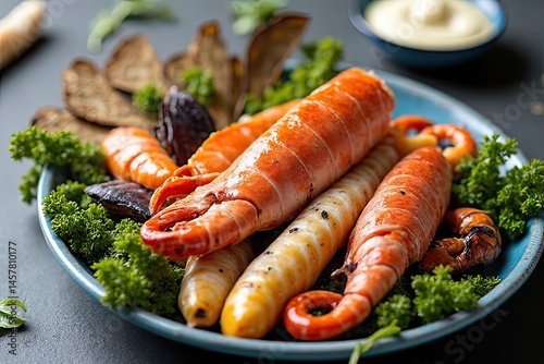 Seafood Platter and Beurre Blanc Sauce