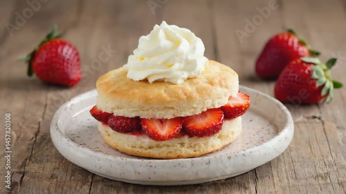 Strawberry shortcake recipe homemade easy dessert summer baking fresh strawberries and cream biscuit