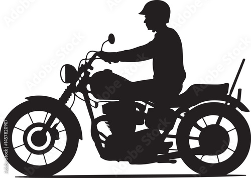 Rider on Motorbike Silhouette

Classic Chopper Bike Vector Art

Motorbike Jump Scene Silhouette

Speed Biker in Action Design

Motorcycle with Rider Sunset Silhouette