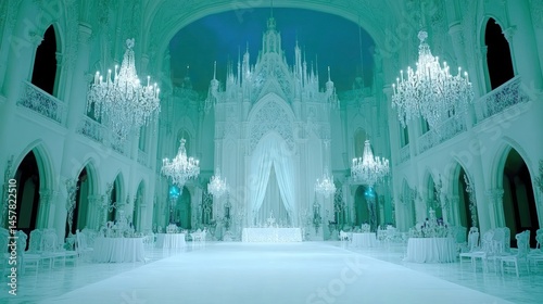 Enchanted Crystal Palace: A Fairytale Banquet Hall