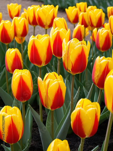 Tulipa darwin hybrid - Tulipe Darwin hybride - Texel - Hollande - Pays-Bas