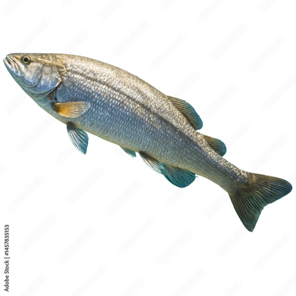 Naklejka premium Whitefish’s Calm Flow.