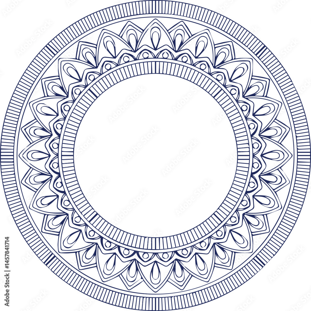 Beautiful flower art and mandala vector design Beautiful flower art and mandala vector design