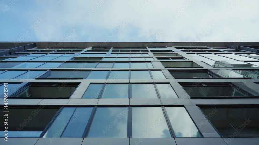 Aerial perspective of contemporary home windows Aerial perspective of contemporary home windows