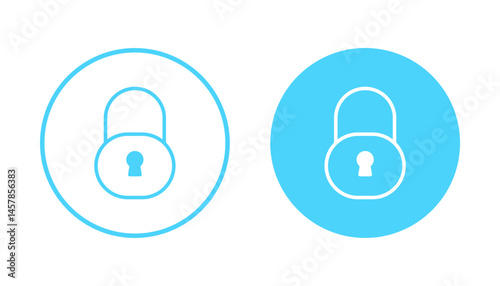 Lock icon vector. Padlock sign and symbol. Encryption icon. Security symbol