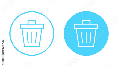 Trash icon vector. trash can icon. delete sign and symbol.