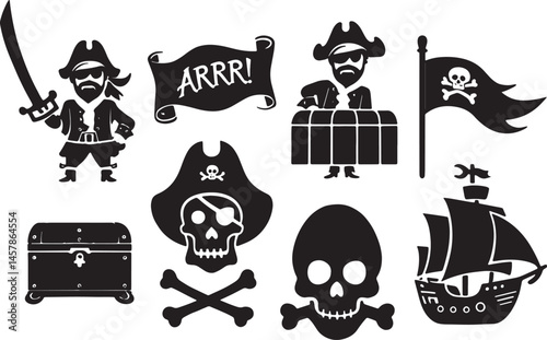 pirate skull and crossbones