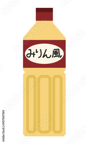 味醂風調味料のシンプルなイラスト