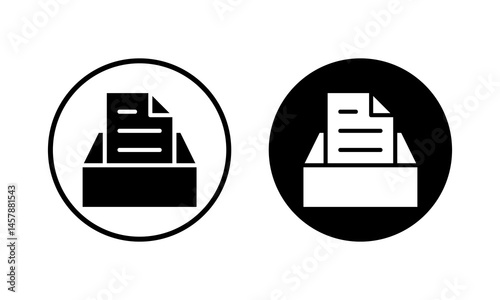 Archive folders icon vector illustration. Document vector icon. Archive storage icon.