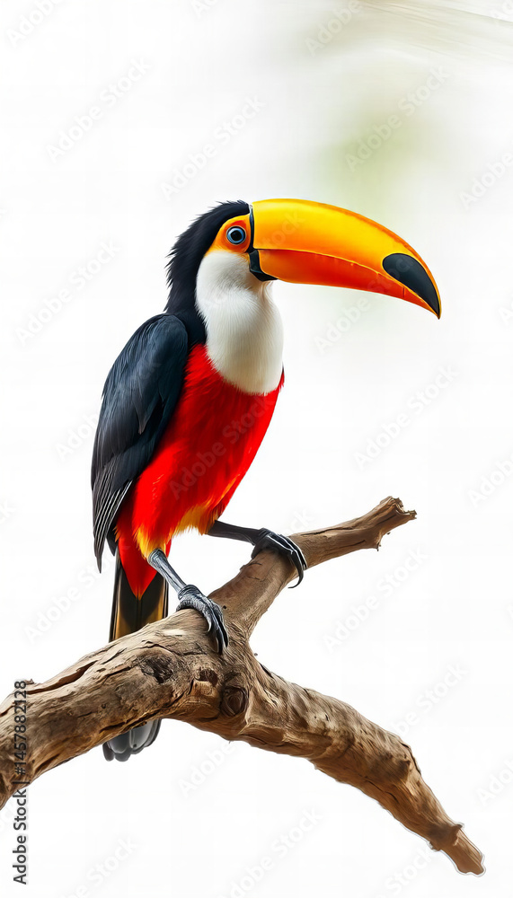 Obraz premium Toco Toucan on a Branch