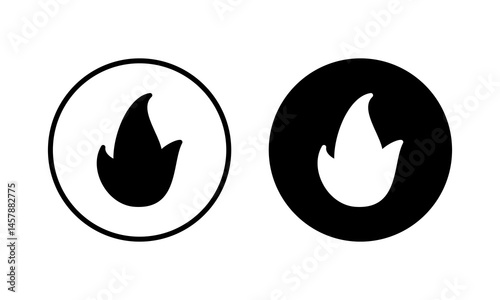 Fire icon vector illustration. fire sign and symbol