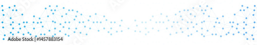 Abstract Blue Network Connection on White Background. Abstract plexus technology futuristic network background