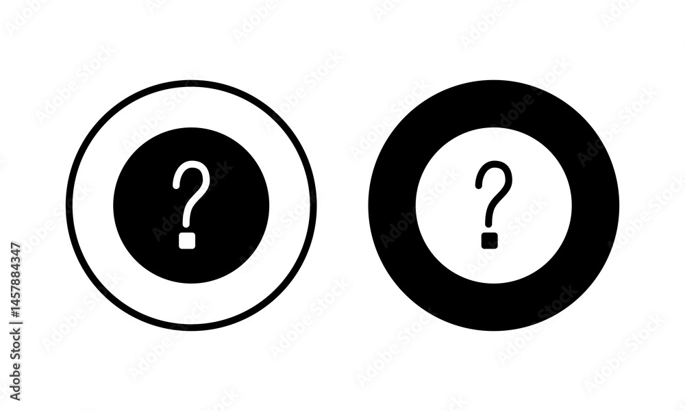 Question icon vector illustration. question mark sign and symbol Question icon vector illustration. question mark sign and symbol