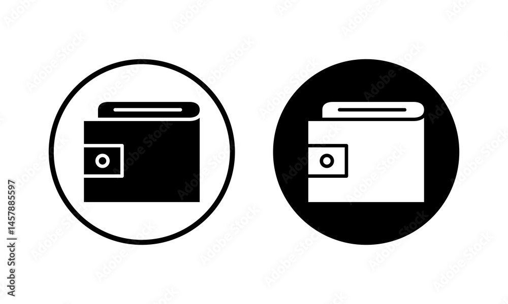 Obraz premium Wallet icon vector illustration. wallet sign and symbol