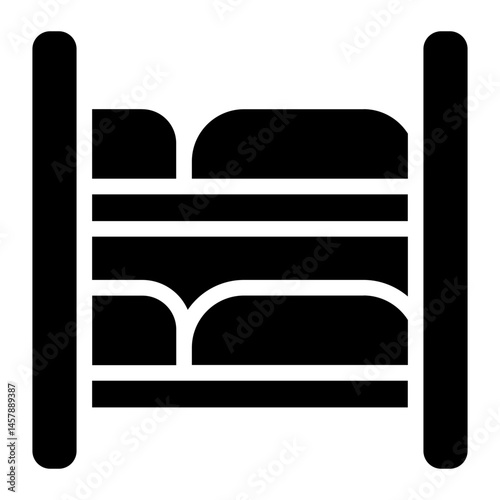Booking room Solid Icon