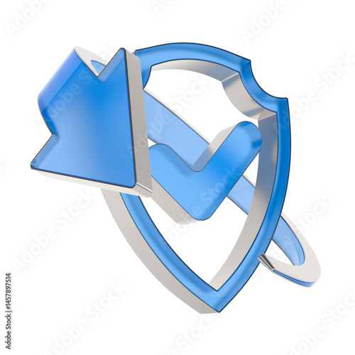 shield with checkmark and a...