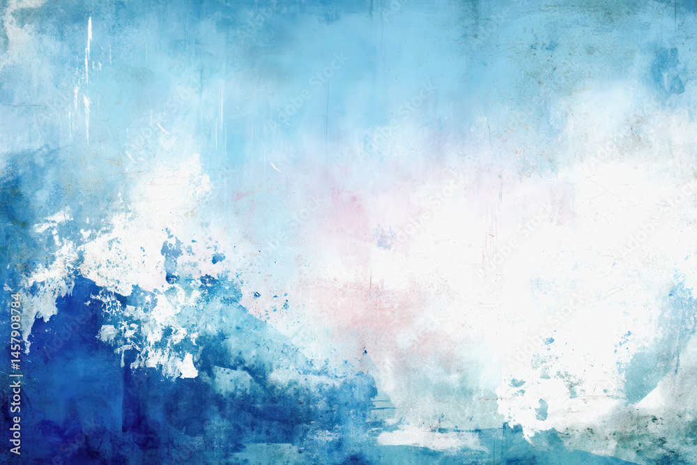 Fototapeta premium Striking blue and pink background with a subtle texture adding depth and interest to modern design concepts