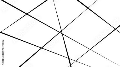 Abstract geometric pattern. Outline monochrome texture. Trendy random diagonal lines image. Random chaotic lines.
 