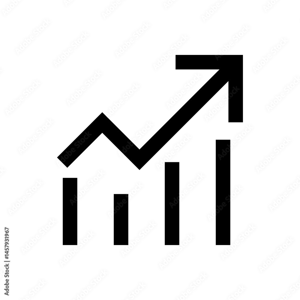 finance graph icon finance graph icon
