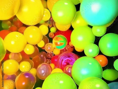 colorful balloons background