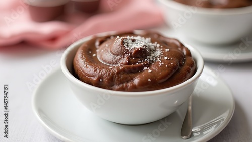 National Chocolate Pudding Day, Sweet treat for Chocolate Pudding Day, Satisfying chocolate pudding indulgence, Homemade chocolate pudding celebration photo