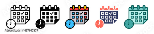 Schedule multiple icon