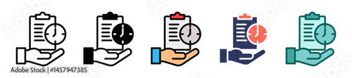 Time Management multiple icon