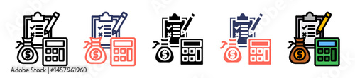 Budgeting multiple icon