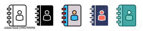 Contacts multiple icon