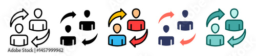 Interacting multiple icon